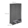 Armoire en tissu avec 6 compartiments 90 x 172 x 45 cm Voir les images du produit 4