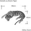 TE-Trend Kuscheltier Weißer Tiger XXL Plüschtier Stofftier Produktbild-Vorschau 4