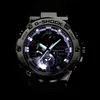A close-up studio shot of a G-SHOCK watch against a black background. Produktbild-Vorschau
