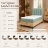 Trinity K-1 Einzelbett 100x200 Mintgrün | Boxspringbett mit Produktbild-Vorschau 3