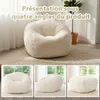 Fauteuil pouf géant pour adulte, rempli de blocs de mousse Voir les images du produit 6