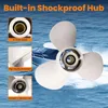 Blanc Hélice pour Yamaha Outboard 11 1/8 X 13 G Voir les images du produit 9