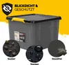 MONZANA® 6x Aufbewahrungsbox 32L mit Deckel 40kg belastbar Produktbild-Vorschau 5