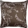 Clayre & Eef Kissenbezug 40x40 cm Braun Polyester Blumen Produktbild-Vorschau 2
