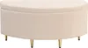 MODFU Banc de Rangement - Banquette Rembourrée en Velours, Voir les images du produit 3