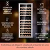 Armoire à vin Klarstein, slim, porte en verre, 2 zones, Voir les images du produit 2