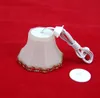 Hängelampe LED 3,5V mit rot/goldener Borte für Puppenhaus Produktbild-Vorschau 2