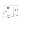 Franke Maris Flächenbündig Edelstahlspüle MRX 210-50  Produktbild-Vorschau 2