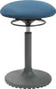 A blue and gray office stool. Produktbild-Vorschau