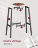 Barhocker, 2er Set, Barstühle, Küchenstühle mit Fußstütze Produktbild-Vorschau 5