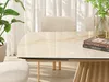 Designový rozkládací stůl 180(260)x98 FAMTIS - béžovozlatý Náhled obrázku produktu 9