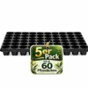 BigDean Anzuchtplatte Pro 5er Pack 60 Pflanzlöcher Ø 4,7 cm Produktbild-Vorschau 7