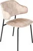 riess-ambiente Design Stuhl VOGUE champagner greige Samt Produktbild-Vorschau 13
