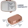 kwmobile 2x Edelstahl Tablettenbox mit 2 Fächern - 5,5 x 4 Produktbild-Vorschau 6