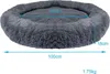 Intirilife, soffice lettino in peluche grigio scuro Anteprima dell’immagine prodotto 2