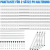 8PCS PV Support 114cm Panneau solaire Panneau solaire Voir les images du produit 7