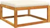 4-tlg. Gartensofa-Set mit Kissen Holz Akazie & Rattan Produktbild-Vorschau 6