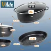 Vilde | Padella - Padella smaltata con coperchio - 2in1 - Anteprima dell’immagine prodotto 5