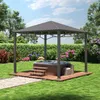 Gartenpavillon 3x3 m Stahldach Hardtop, ohne Seitenteile, Produktbild-Vorschau 2