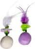 Karlie Katzenspielzeug Kitty Kidz Ball mit Feder 10 cm 2er Produktbild-Vorschau 1