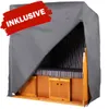 Strandkorb-Set - bene living - Königssee Teak - PE grau- Produktbild-Vorschau 13