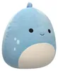 Squishmallows Plüschfigur Slate Blue Dino with White Belly Produktbild-Vorschau 7