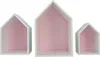 Puckdaddy Hausregal Elise in Rosa 3er Set dekorative Regale Produktbild-Vorschau 2