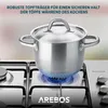 Arebos AR-HE-GH68, Silber, 677 mm, 497 mm, 90 mm, 10 kg Produktbild-Vorschau 6