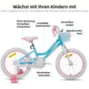 Vélo pour enfant HILAND, modèle fille, 18 pouces, avec Voir les images du produit 2
