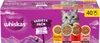 WHISKAS Variety Pack Nassfutter für Katzen in Soße und Produktbild-Vorschau 1