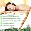 Faszienroll Holz, Premium Massageroller Holz,Faszienstab Produktbild-Vorschau 3