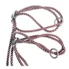 A close-up view of a braided rope with metal rings, likely part of a swing or hammock suspension system. Produktbild-Vorschau