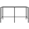 Bartisch Schwarz 200x100x110 cm Pulverbeschichteter Stahl Produktbild-Vorschau 3