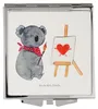 Mr. & Mrs. Panda Schminkspiegel Koala Künstler - Weiß - Produktbild-Vorschau 2