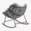 Korb-Schaukelstuhl 'Villeneuve' mit Kissen indoor outdoor Produktbild-Vorschau 10