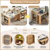 Îlot de cuisine avec table à rallonges pour 2 à 4 Voir les images du produit 6