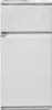 A front view of a white built-in refrigerator-freezer combination. Produktbild-Vorschau