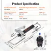 A product specification sheet with diagrams and measurements for a boat steering system. Anteprima dell’immagine prodotto
