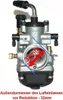 Sport VERGASER 21mm MANUELLER CHOKEHEBEL für Benelli 491 RR Produktbild-Vorschau 4