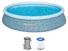 Bestway® Fast Set™ Aufstellpool-Set mit Filterpumpe Ø 396 x Produktbild-Vorschau 1