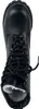 A top-down view of a black leather boot. Anteprima dell’immagine prodotto