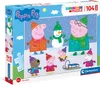 Clementoni Peppa Pig Supercolor 104 Maxi Puzzlespiel 104 Produktbild-Vorschau 1