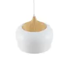 Lindby Hängeleuchte Vilsera, weiß, Metall/Holz, 26 cm, E27 Produktbild-Vorschau 5
