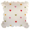 Kissen mit Herzchen und Rüschen AMOUR, 40 x 40 cm Produktbild-Vorschau 1