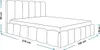 Polsterbett 140x200 mit Bettkasten Palermo - Doppelbett, Produktbild-Vorschau 7