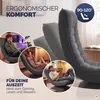 CASARIA Relaxsessel mit Verstellbarer Rückenlehne Cord Grau Produktbild-Vorschau 4