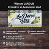 LANOLU La Dolce Vita Retro Blechschild mit Jutekordel Bar Produktbild-Vorschau 4