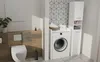 Armoire de salle de bain inférieure au-dessus de la machine Voir les images du produit 13