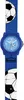A blue children's watch with a soccer ball pattern on the strap. Produktbild-Vorschau