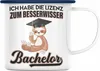 Trendation - Bachelor Geschenk Abschluss Emaille Tasse Produktbild-Vorschau 1